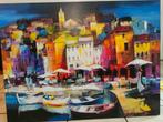 Kunstdruk Willem Haenraets op boardhouten paneel, 60x80 cm., Ophalen of Verzenden