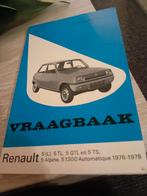 VRAAGBAAK RENAULT R5, Ophalen of Verzenden