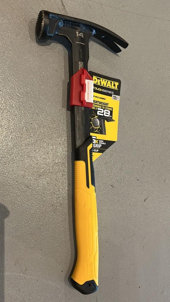 DeWalt klauwhamer lichtgewicht 400gr DWHT51138-O, Doe-het-zelf en Verbouw, Gereedschap | Handgereedschap, Nieuw, Verzenden