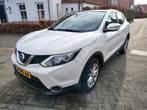 Nissan Qashqai 1.2 Dig-t 85KW 2WD 2014 Wit met panorama dak, Auto's, Nissan, Voorwielaandrijving, Stof, Zwart, 1200 kg