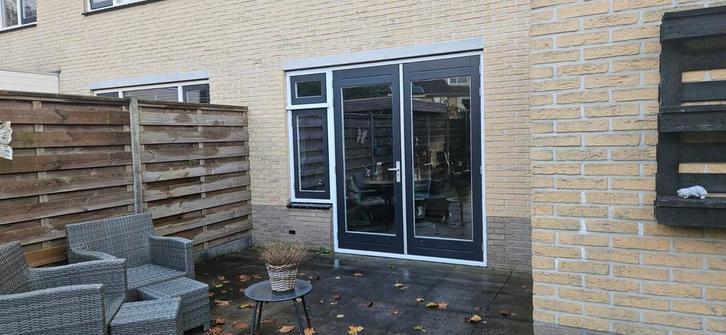 Houten Kozijnen openslaande deurenoptie tot Zelf Verwijderen, Doe-het-zelf en Verbouw, Deuren en Horren, Gebruikt, Buitendeur