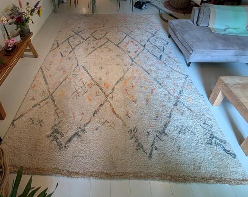Vloerkleed La Redoute 100% wol, XL, handgetuft Ashwin, Huis en Inrichting, Stoffering | Tapijten en Kleden, Gebruikt, 200 cm of meer