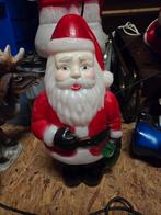 Prachtige kunststof vintage kerstman voor binnen of buiten