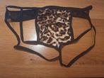 Sexy Heren jockstrap luipaard maat M, Verzenden, Zwart, Overige typen