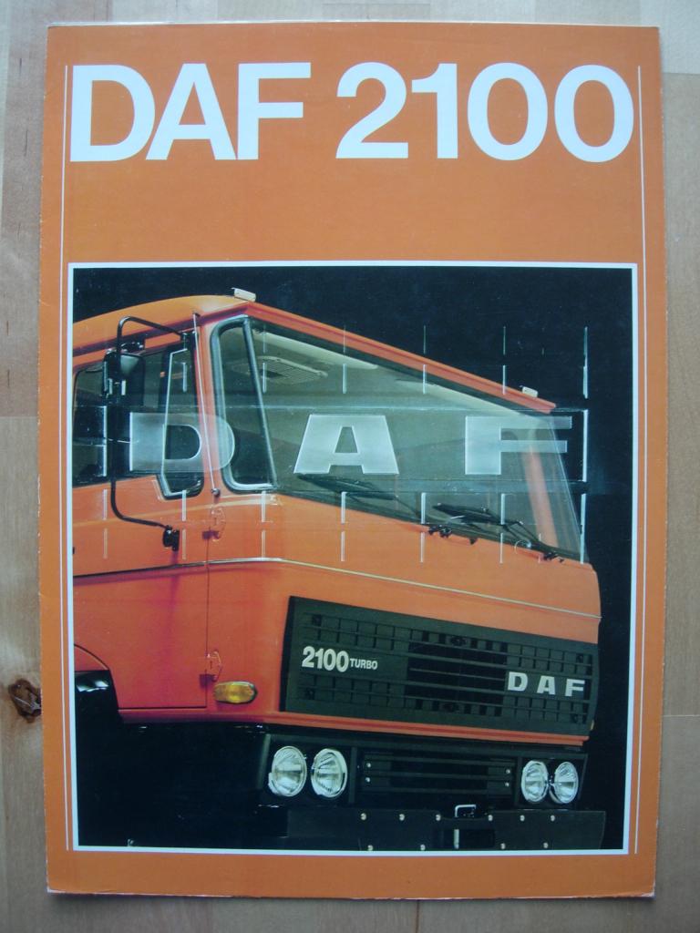 DAF 2100 Brochure 1979, Ophalen of Verzenden, Zo goed als nieuw, Overige merken, DAF