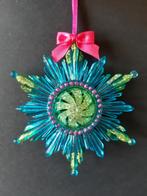 Kleurige ijsster met belletje kerstornament 2 Kurt adler, Diversen, Kerst, Verzenden, Nieuw