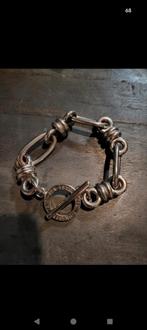 Mooie grove armband van TOV Essentails, Sieraden, Tassen en Uiterlijk, Armbanden, Ophalen of Verzenden, Zo goed als nieuw, Zilver