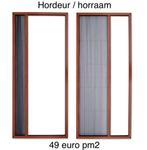 Hordeur / horraam voor de muggen 49 euro pm2, Nieuw, 215 cm of meer, Schuifdeur, Hordeur