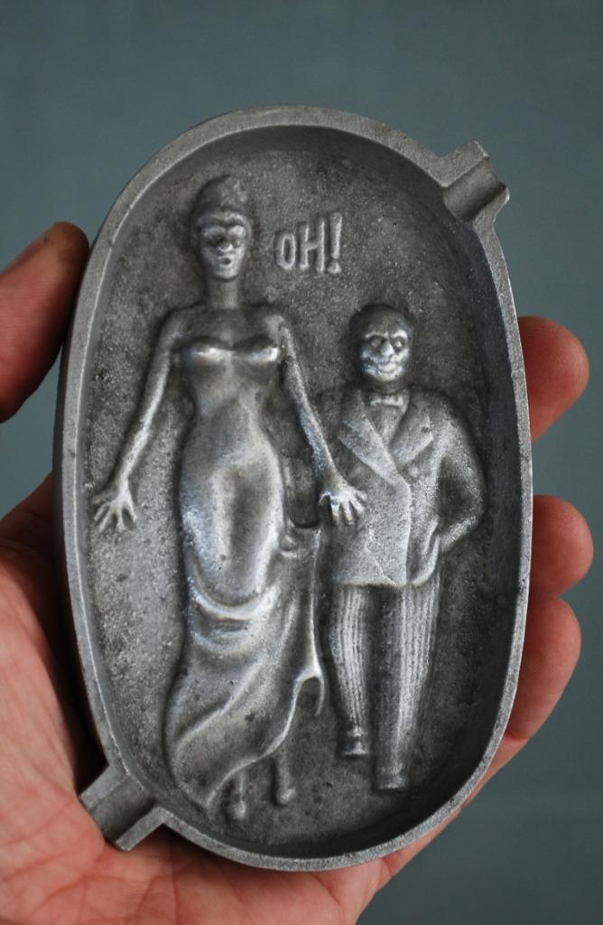 1960's asbak met een knipoog Vintage, Antiek en Kunst, Curiosa en Brocante, Ophalen of Verzenden