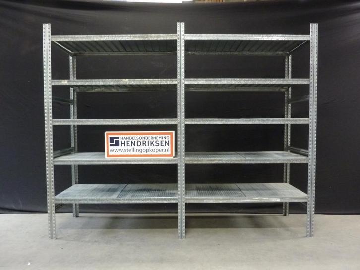 Metalsistem stalen stelling / stellingkast / opbergrek 60cm, Doe-het-zelf en Verbouw, Metalen, Gebruikt, IJzer, Ophalen of Verzenden
