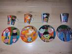 4 borden en kopjes van Schoonhoven Keramiek - Philadelphia, Ophalen of Verzenden, Zo goed als nieuw, Overige stijlen, Kop(pen) en/of Schotel(s)