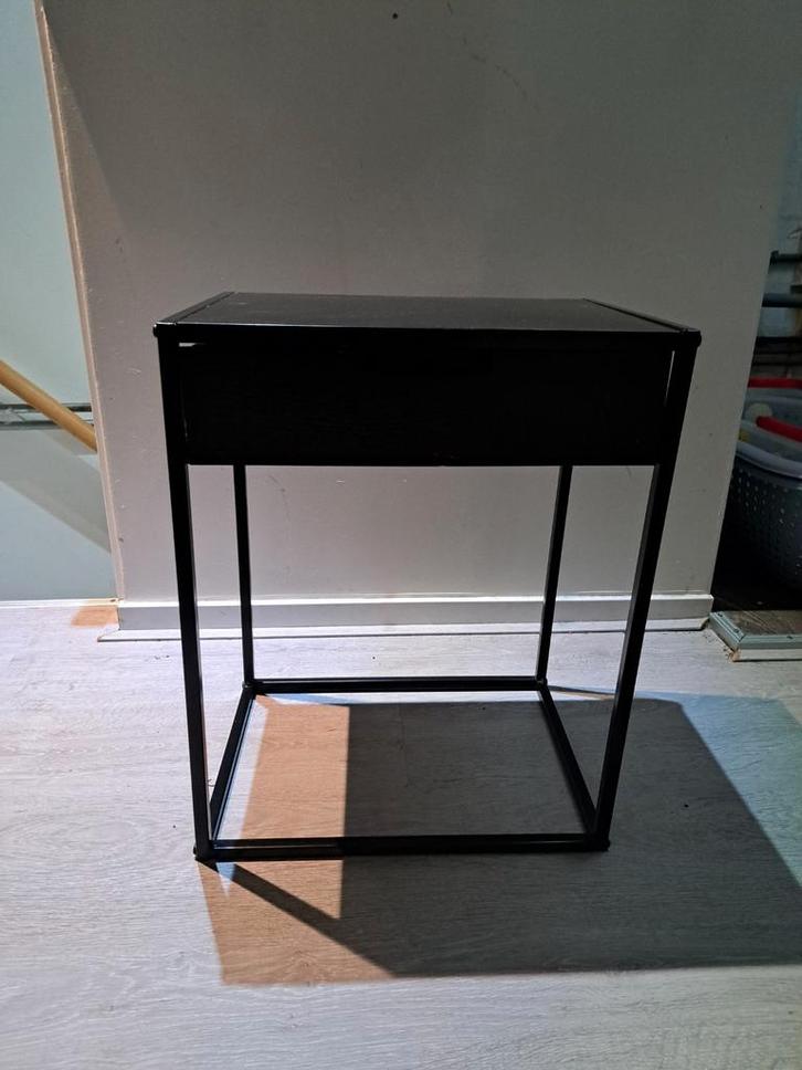 Leuk tafeltje met lade, Huis en Inrichting, Tafels | Sidetables, Gebruikt, 25 tot 50 cm, 50 tot 100 cm, Rechthoekig, Ophalen