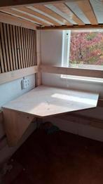 Lifetime bureau onder hoogslaper, white wash, 79 cm x 79 cm, Ophalen of Verzenden, Gebruikt, Minder dan 140 cm, 70 tot 85 cm