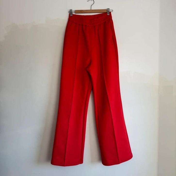 Extra lange rode loungejoggingbroek maat M, Kleding | Dames, Broeken en Pantalons, Zo goed als nieuw, Maat 38/40 (M), Rood, Lang