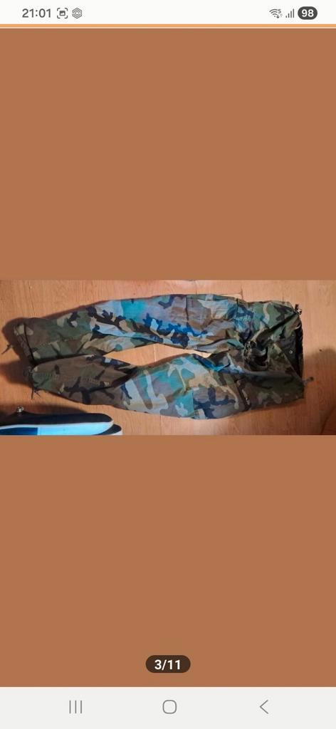 Airsoft Kleding - Camouflage Broeken en vesten Maat M, Hobby en Vrije tijd, Wargaming, Gebruikt, Overige soorten, Toebehoren, Ophalen of Verzenden
