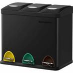 Nieuwe Afvalscheidingsbak - 3 Compartimenten, Huis en Inrichting, Ophalen, Met pedaal, 50 tot 75 cm, Nieuw