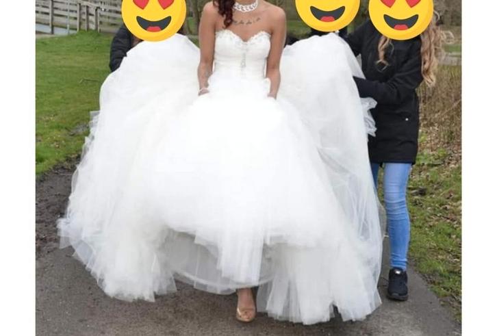 Trouwjurk, Kleding | Dames, Trouwkleding en Trouwaccessoires, Zo goed als nieuw, Trouwjurk, Ophalen