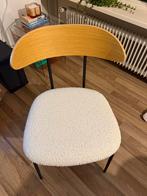 Chair with teddy fabric, Ophalen of Verzenden, Zo goed als nieuw, Wit, Eén