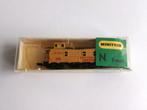 Minitrix 51 3275 00 Caboose Wellsfargo & Co (niet compleet), Gebruikt, Gelijkstroom, Trix, Wagon