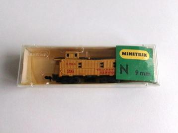 Minitrix 51 3275 00 Caboose Wellsfargo & Co (niet compleet) beschikbaar voor biedingen