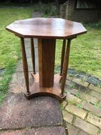 Zeshoekige houten art deco tafel, Ophalen
