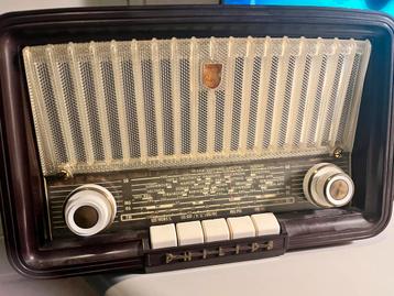 Philips BX253U buizenradio uit 1955 beschikbaar voor biedingen