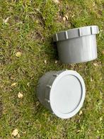 Veeo Pvc Bochten 45 / 90 125 mm eindkappen, Ophalen, Bochten, Pvc, Zo goed als nieuw