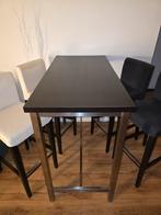 Bartafel + 4 stoelen (UTBY Ikea), Ophalen, Rechthoekig, 100 tot 150 cm, 50 tot 100 cm