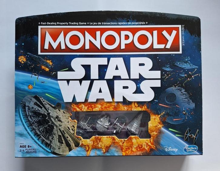 Monopoly Star Wars "Open & Play" NIEUWSTAAT!, Hobby en Vrije tijd, Gezelschapsspellen | Bordspellen, Nieuw, Een of twee spelers