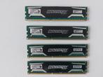 Ballistix RAM 16Gb (4x4GB), Computers en Software, RAM geheugen, DDR3, Ophalen of Verzenden, Zo goed als nieuw, Desktop