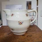 Brocante, oude kan met bloemen van Maestricht, Antiek en Kunst, Ophalen of Verzenden