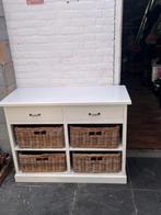 Landelijk dressoir met rietenmanden, Ophalen of Verzenden, Zo goed als nieuw