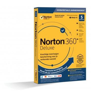 Norton 360 Antivirus voor 5 of 10 apparaten zonder abonnemen beschikbaar voor biedingen