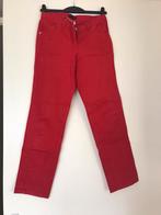 Rode broek, katoen met elastan, maat 36, rechte pijpen. Op d, Gedragen, Ophalen of Verzenden, Maat 36 (S), Rood