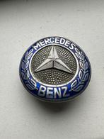 Fraai emaille Mercedes embleem. Logo oldtimer auto., Ophalen of Verzenden, Gebruikt, Gebruiksvoorwerp