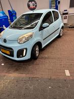 Citroën C1 1.0i 68PK 5D 2012 Blauw, Auto's, Voorwielaandrijving, Stof, Elektrische ramen, Zwart