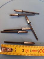 popnagels zwart gemoffeld 1000 stuks in 1 doos, Ophalen, Nieuw, Overige typen, Rvs
