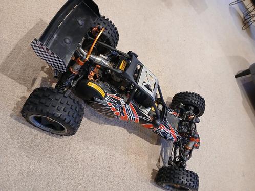 buggy rovan kingmotor 29cc, Hobby en Vrije tijd, Modelbouw | Radiografisch | Auto's, Gebruikt, Auto offroad, Benzine, Overige schalen