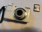 Nikon L25 compactcamera (wit), Gebruikt, Compact, Ophalen of Verzenden, 4 t/m 7 keer