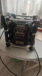 Bosch GML 20 Professional Bouwradio, Audio, Tv en Foto, Radio's, Ophalen of Verzenden, Gebruikt, Bouwradio, Met cd-speler