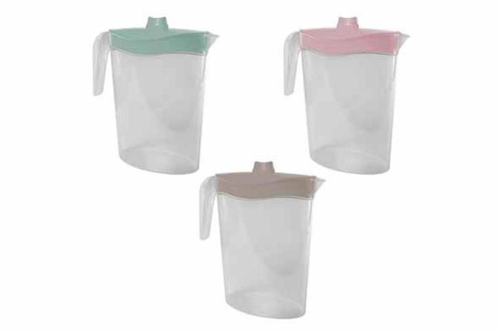 Waterkan met deksel 1,5 L Bristol kunststof, Huis en Inrichting, Keuken | Servies, Nieuw, Overige typen, Overige stijlen, Overige materialen