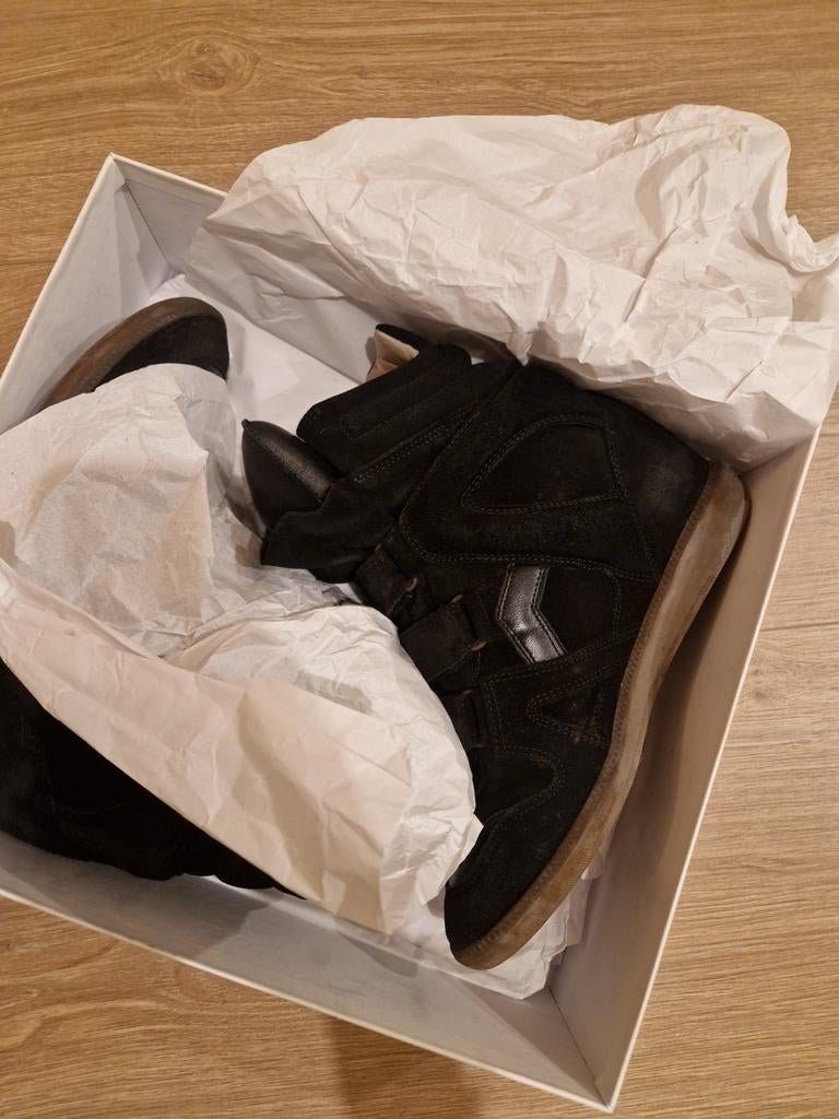 Isabel Marant Bekett Sneakers - Maat 40, Isabel Marant, Zwart, Ophalen of Verzenden, Sneakers of Gympen