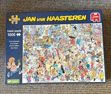 Jan van Haasteren, bij de kapper, 1000 stukjes, compleet beschikbaar voor biedingen