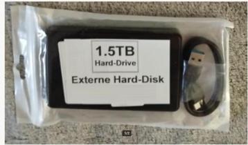 Externe Hard-Disk 1.5TB USB 3.0 (2,5'' Inch) New + Garantie! beschikbaar voor biedingen