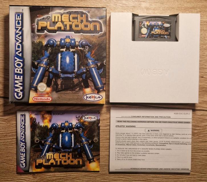 Mech platoon gameboy advance compleet, Spelcomputers en Games, Games | Nintendo Game Boy, 1 speler, Vanaf 3 jaar, Ophalen of Verzenden
