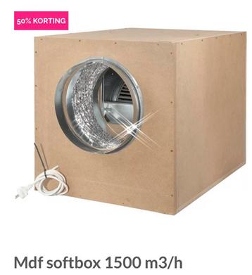 MDF Softbox Ventilator/Afzuiger. 2 stuks beschikbaar voor biedingen