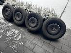 15” velgen + winterbanden 4x100 Kia Rio Hyundai I20, Auto-onderdelen, Ophalen, Gebruikt, 15 inch, Banden en Velgen