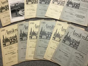 12x Ons Amsterdam tijdschrift - 1952 beschikbaar voor biedingen