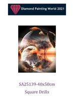 Diamond Painting 50x40 - Vierkante Steentjes, Hobby en Vrije tijd, Knutselen, Diamond painting world 2021@gmail.com, Nieuw, Ophalen of Verzenden