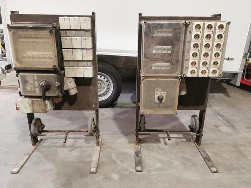2x 32Amp Bouwkast zwerfkast verdeelkast, Doe-het-zelf en Verbouw, Elektra en Kabels, Gebruikt, Overige typen, Ophalen